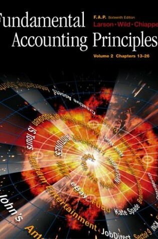 Cover of Fundamental Accounting Principles Vol. 2 with Fap Partner Vol. 2 Cdpackage