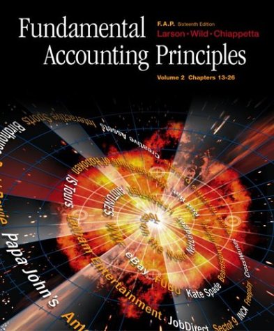 Book cover for Fundamental Accounting Principles Vol. 2 with Fap Partner Vol. 2 Cdpackage