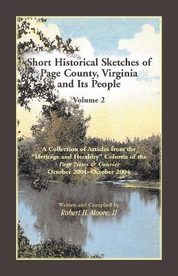 Book cover for Short Historical Sketches of Page County, Virginia, and Its People