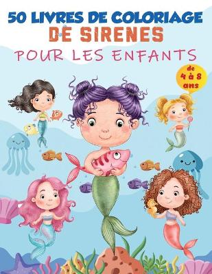Book cover for Livre de coloriage de sirène pour les enfants de 4 à 8 ans