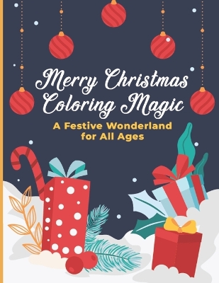 Book cover for Merry Christmas Coloring Magic