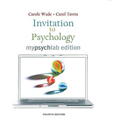 Book cover for Invitation to Psychology, Mypsychlab Edition