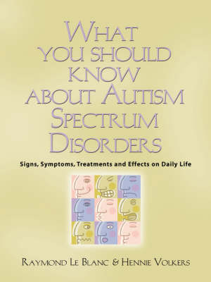 Book cover for What You Should Know About Autism Spectrum Disorders