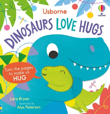 Book cover for Dinosaurs Love Hugs