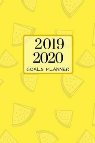 Cover of 2019 2020 Yellow Sunrise 15 Months Daily Planner