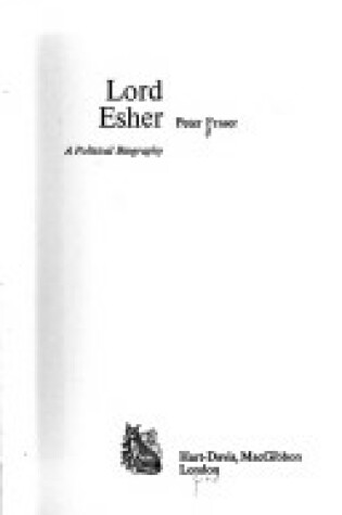 Cover of Lord Esher