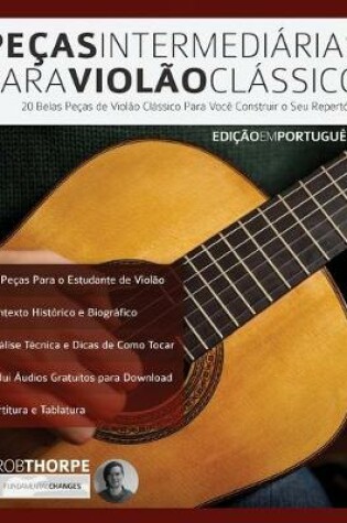 Cover of Peças Intermediárias Para Violão Clássico
