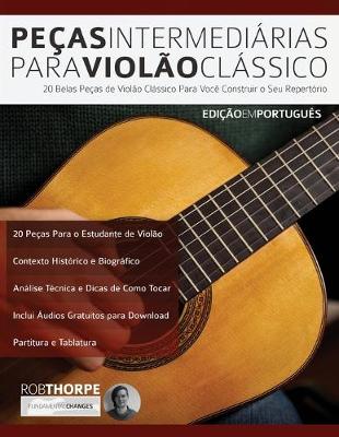 Book cover for Peças Intermediárias Para Violão Clássico