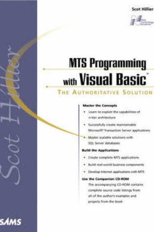 Cover of MTS Programming with Visual Basic