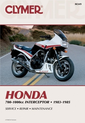 Book cover for Honda VF700F/750F/1000F Interceptor Motorcycle (1983-1985) Service Repair Manual