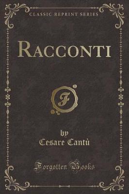 Book cover for Racconti (Classic Reprint)