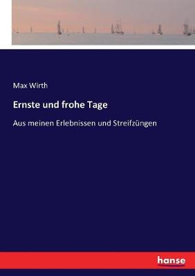 Book cover for Ernste und frohe Tage