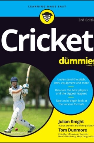Cover of Cricket For Dummies 3rd Edition