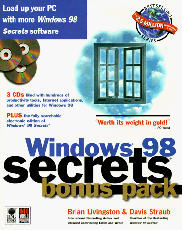 Book cover for Windows 98 Secrets Bonus Pack