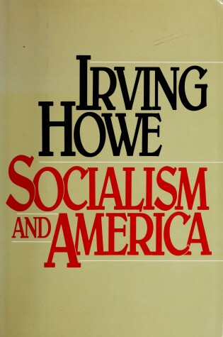 Cover of Socialism and America