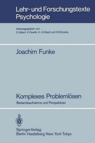 Cover of Komplexes Problemlösen