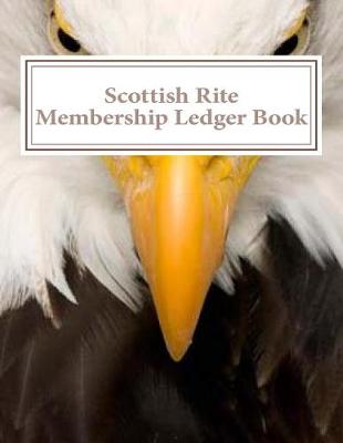 Book cover for Scottish Rite Membership Ledger Book