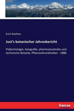 Cover of Just's botanischer Jahresbericht