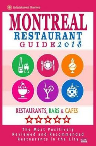 Cover of Montreal Restaurant Guide 2018