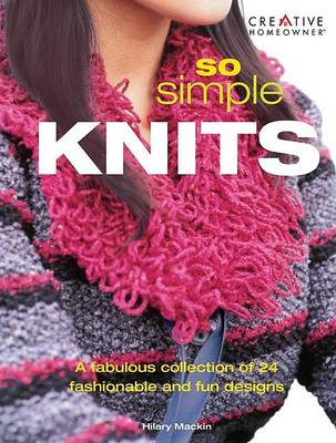 Book cover for So Simple Knits