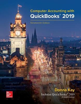 Cover of MP LL Computer Accounting with QuickBooks 2019