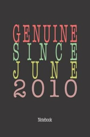 Cover of Genuine Since June 2010