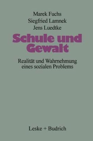 Cover of Schule Und Gewalt