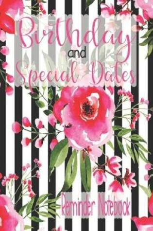 Cover of Birthday and Special Dates Reminder Notebook