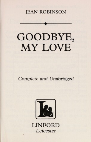 Book cover for Goodbye, My Love