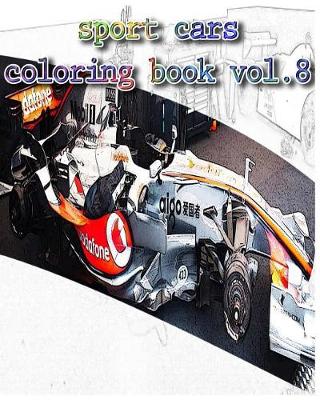 Book cover for Sport Cars Coloring book Vol.8