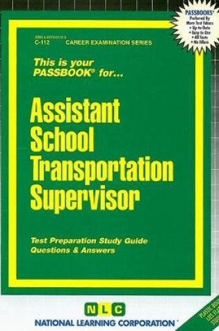 Cover of Assistant School Transportation Supervisor