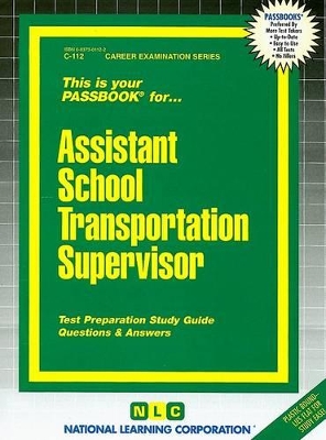 Book cover for Assistant School Transportation Supervisor