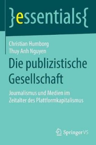 Cover of Die publizistische Gesellschaft