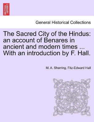 Book cover for The Sacred City of the Hindus