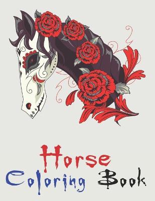 Book cover for Horse Coloring Book