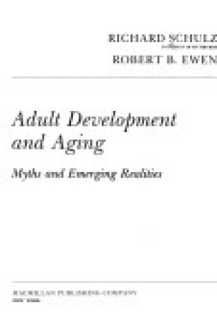 Cover of Adult Development and Ageing