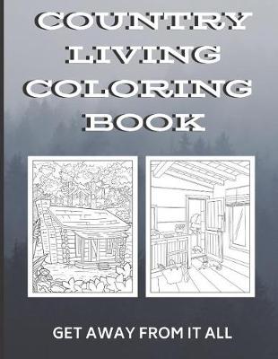 Book cover for Country Living Coloring Book