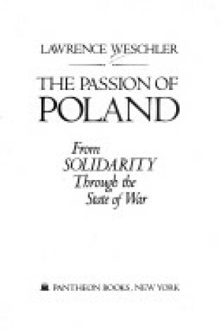 Cover of Passion of Poland