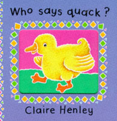 Book cover for Who Says Quack?