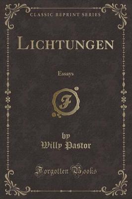 Book cover for Lichtungen