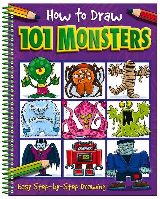 Book cover for How to Draw 101 Monsters