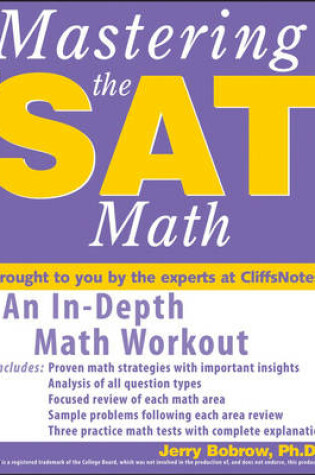 Cover of Mastering the SAT Math