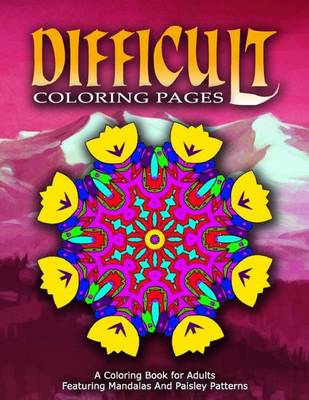 Cover of DIFFICULT COLORING PAGES - Vol.9