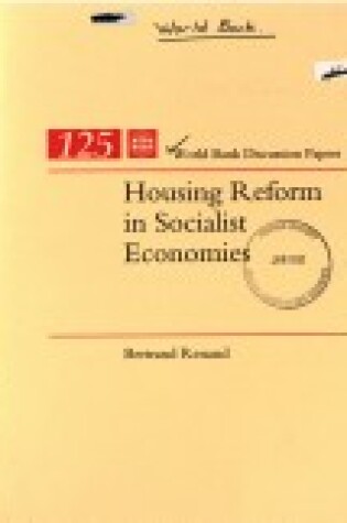 Cover of Housing Reform in Socialist Economies