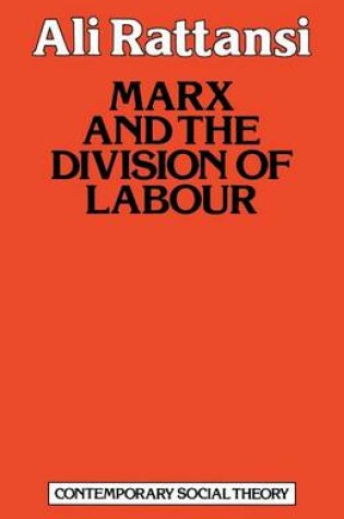 Cover of Marx and the Division of Labour