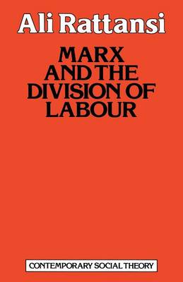 Cover of Marx and the Division of Labour