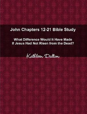 Book cover for John Chapters 12-21 Bible Study What Difference Would It Have Made If Jesus Had Not Risen from the Dead?