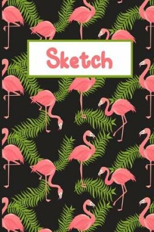 Cover of Pink Flamingo Sketch Pad And Diary