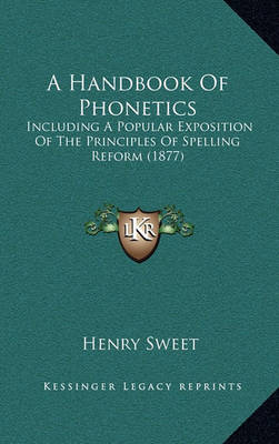 Cover of A Handbook of Phonetics