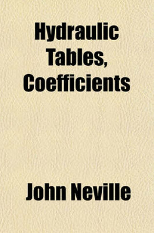 Cover of Hydraulic Tables, Coefficients